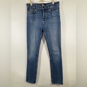 NWOT The Kooples Women’s Straight Leg Medium Blue High Rise Jeans 29